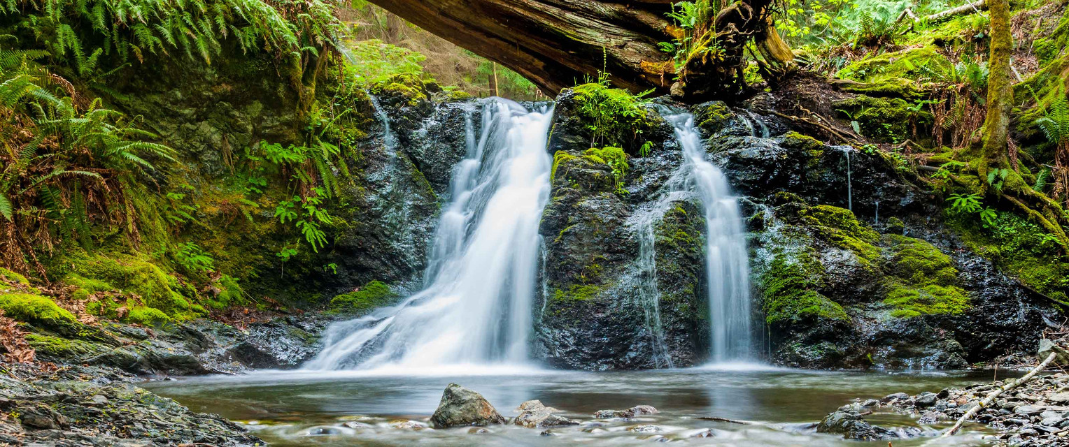 Cascade Falls on Orcas Island in Moran State Park