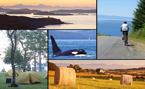 Campsite to Campsite Biking Trips in the San Juan Islands